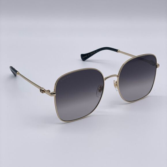 GUCCI Sunglasses GG1143S 001 Gold/Grey Women  NEW main image 10